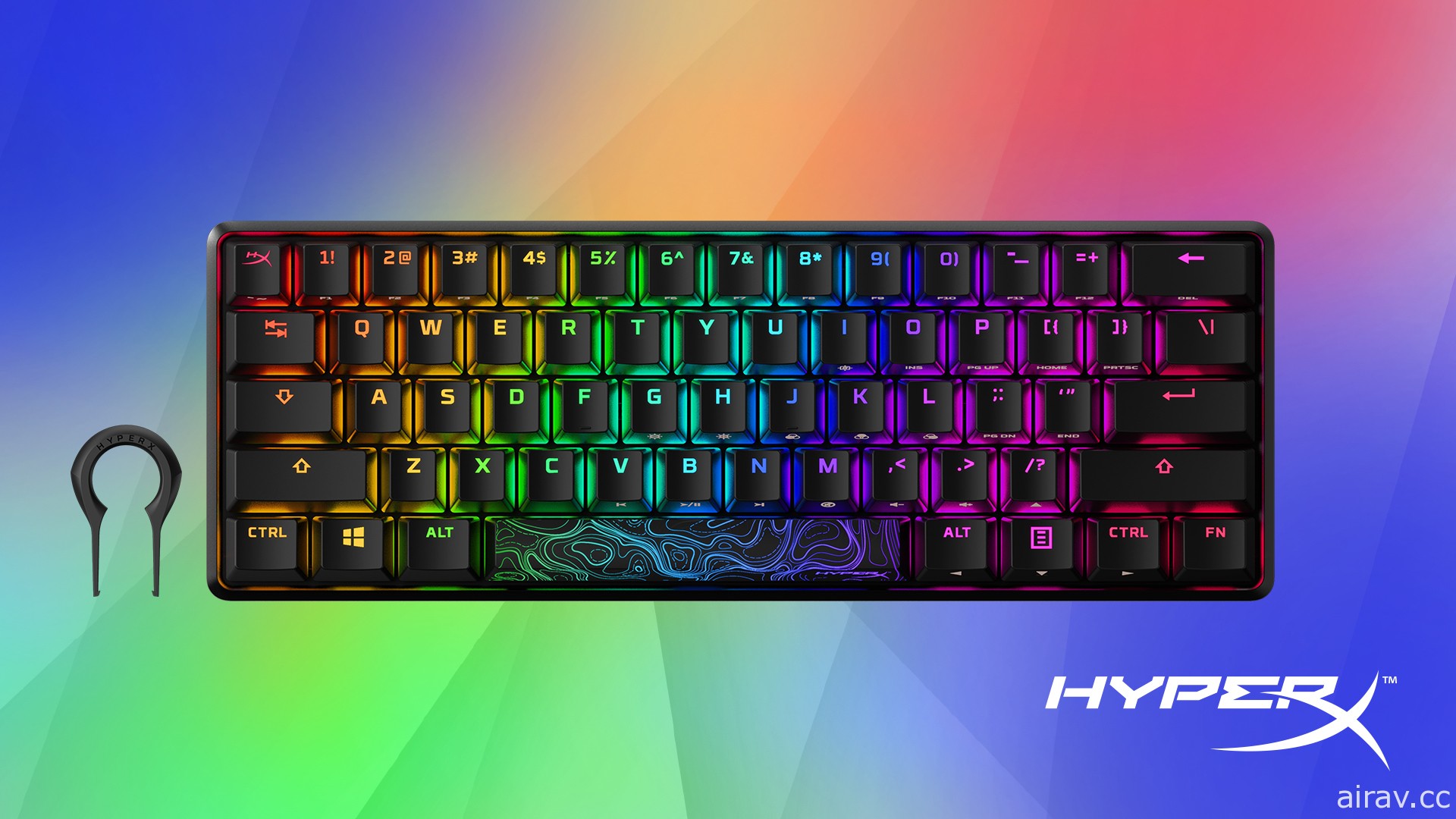 HyperX 全新 PC、家機系列周邊於 CES 2021 亮相 推出旗下首款 60% 機械式電競鍵盤