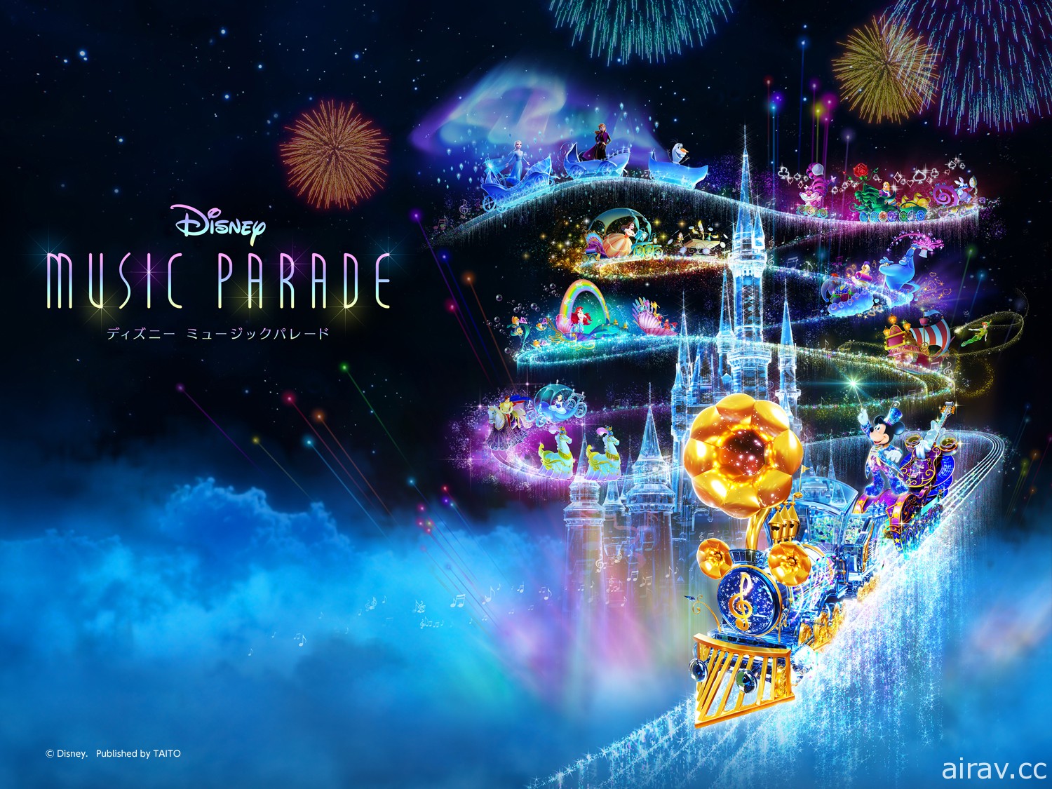 音乐节奏游戏《迪士尼 音乐游行》于日本上市 跟随乐队演奏迪士尼乐曲