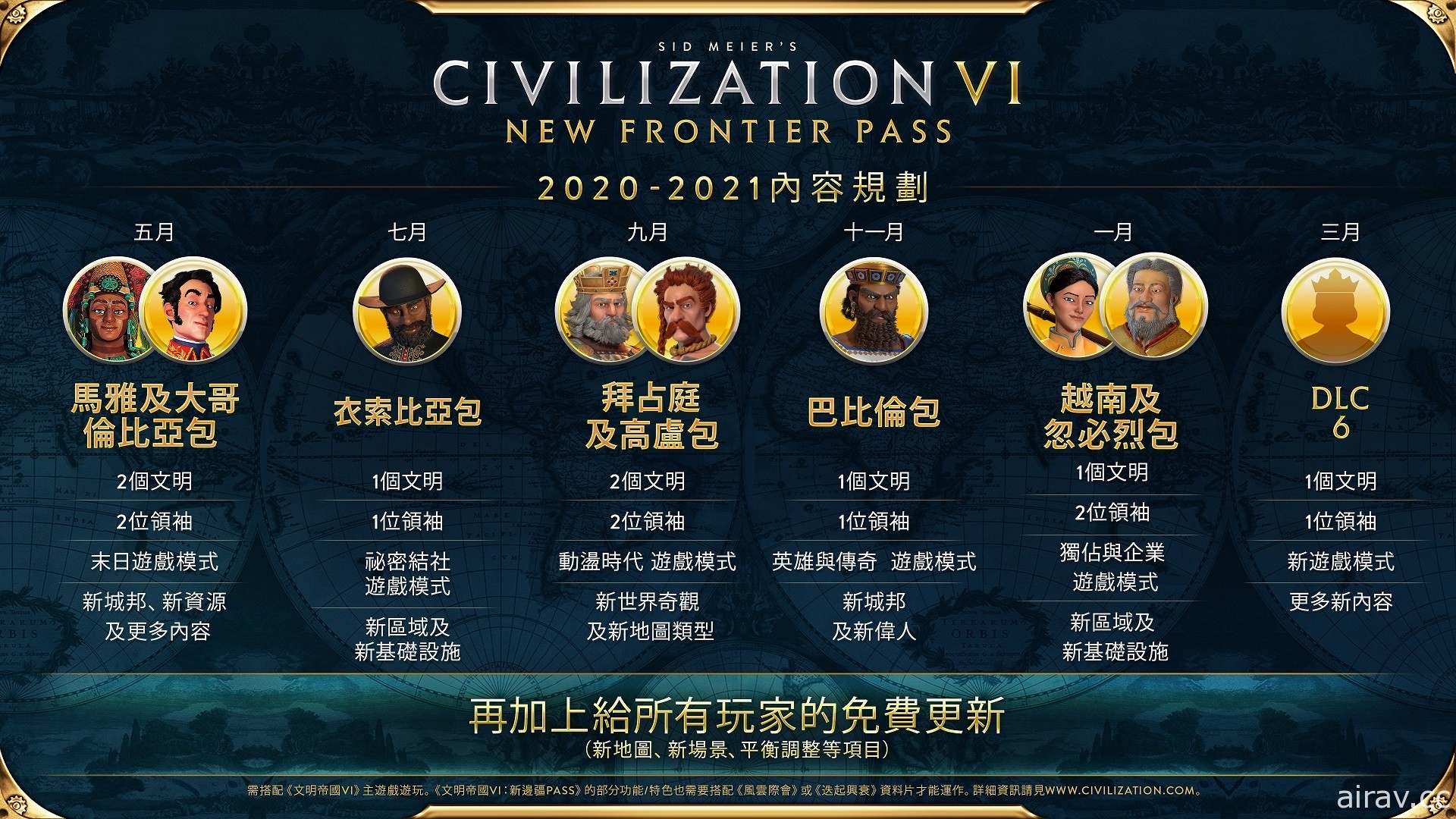 《文明帝國 6》新邊疆季票第五款 DLC「越南及忽必烈包」上線 新模式提升經濟玩法策略