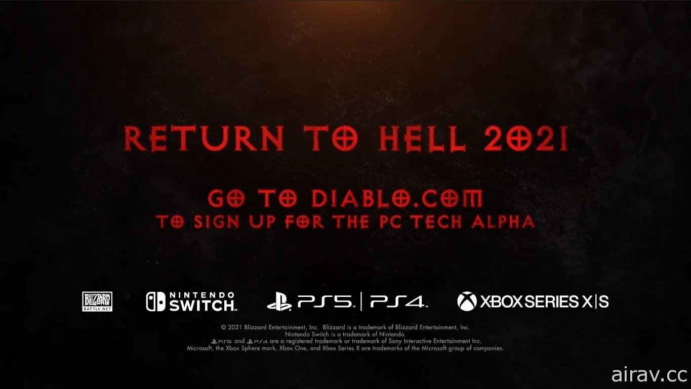 【BZ 20】《暗黑破壞神 2：獄火重生》曝光宣傳影片 登上 PC 與家用主機平台