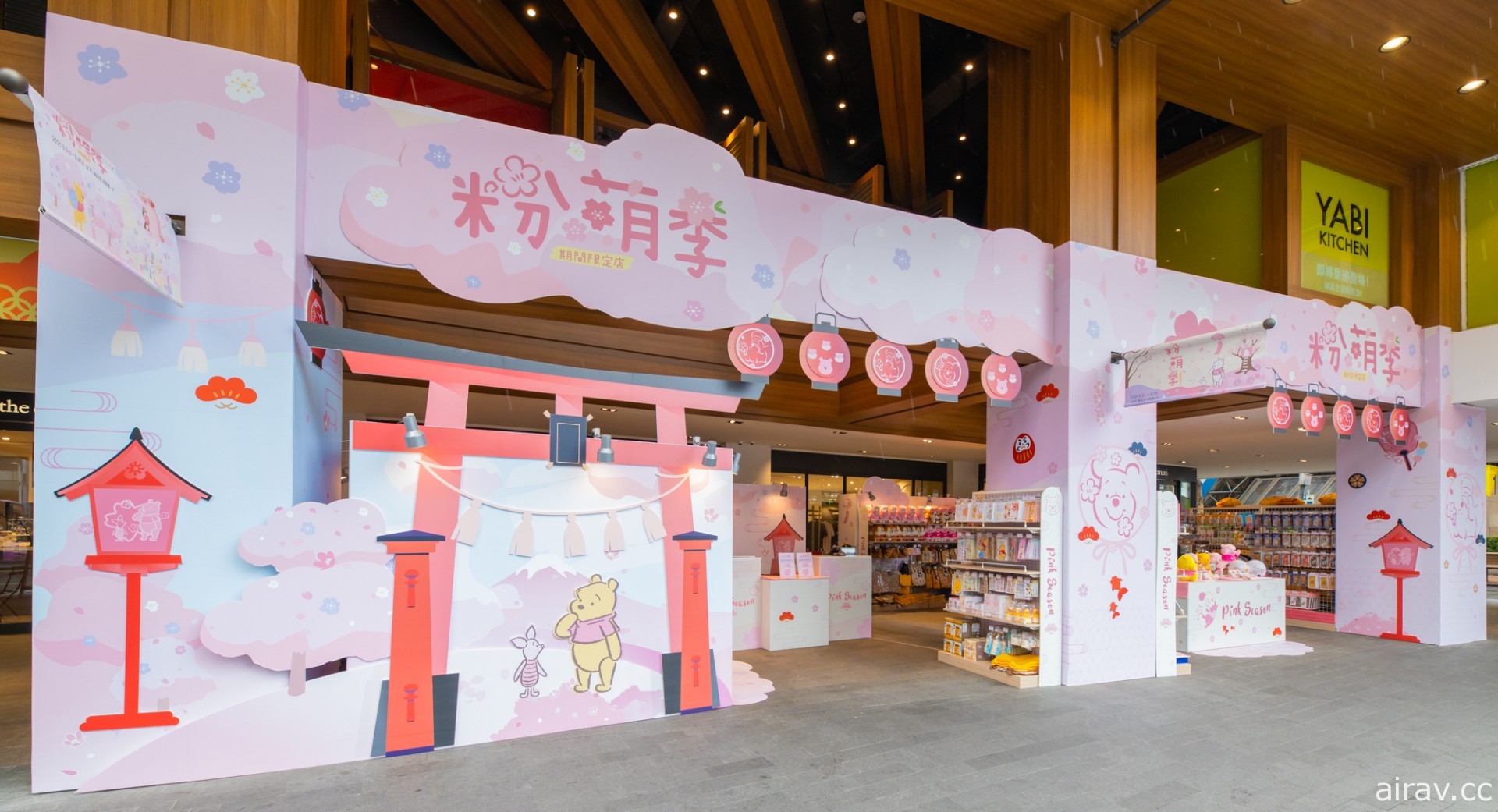 “迪士尼粉萌季期间限定店”台北店推出粉嫩和风场景 即日起正式开幕