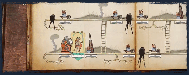 中世紀手稿筆墨策略遊戲《神筆談兵》釋出最新宣傳影片 活用墨水擊敗敵人