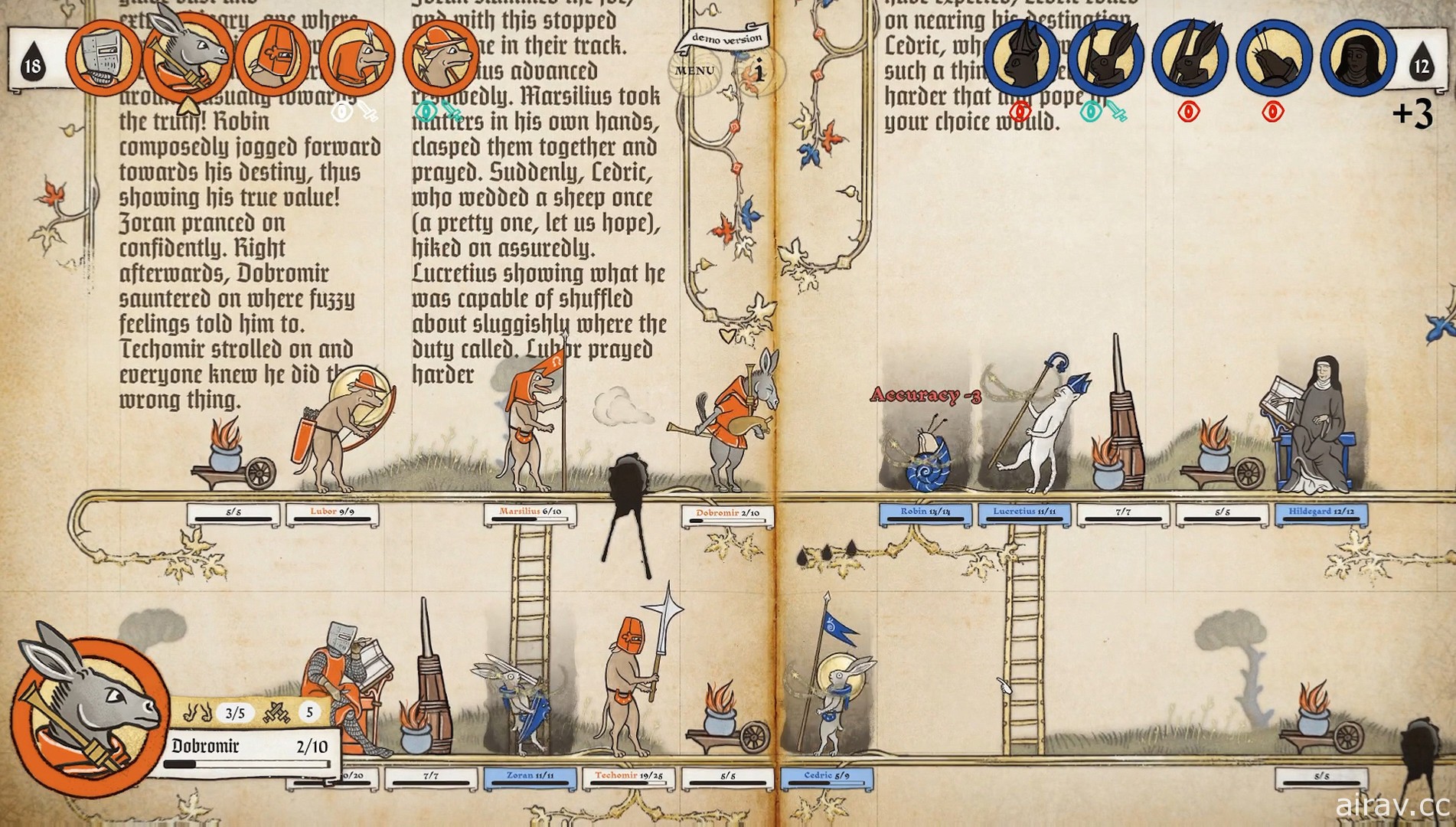 中世紀手稿筆墨策略遊戲《神筆談兵》釋出最新宣傳影片 活用墨水擊敗敵人