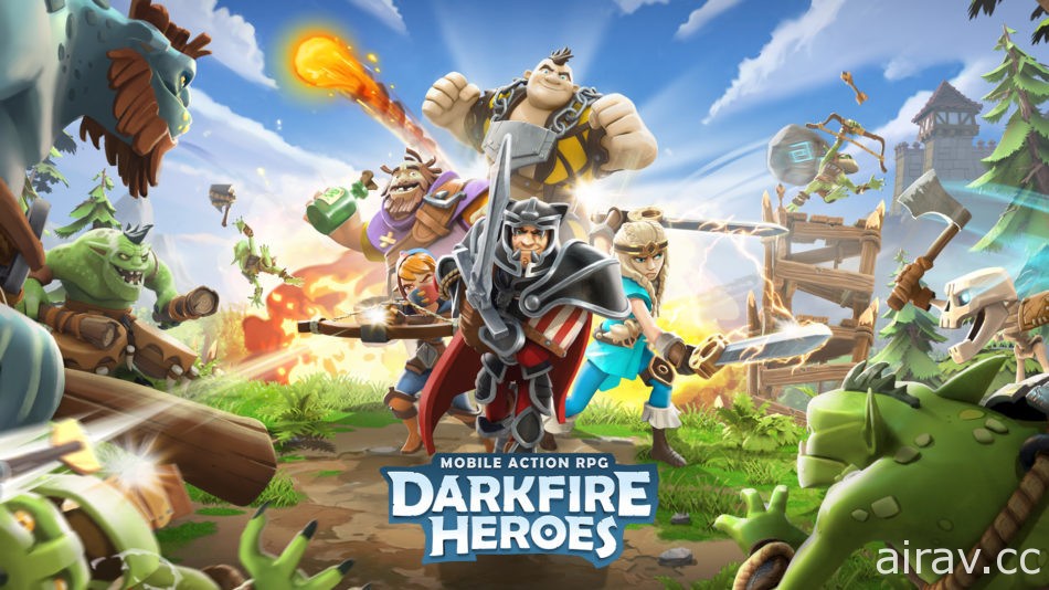《愤怒鸟》开发商新作《暗炎英雄 Darkfire Heroes》开放预先注册 收集英雄打造强大队伍