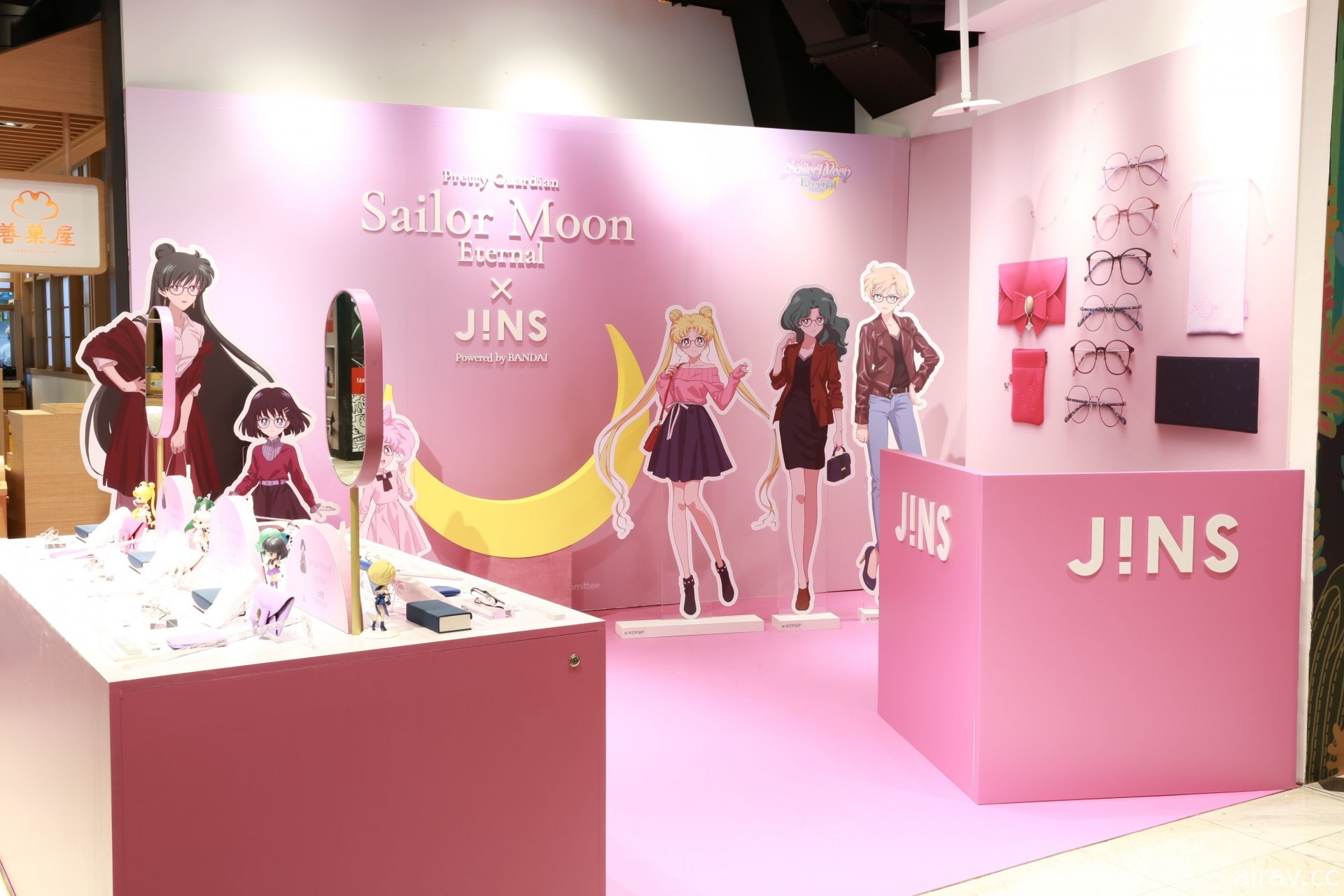 《美少女戰士 Sailor Moon Eternal》x JINS 聯名眼鏡與快閃店在台登場