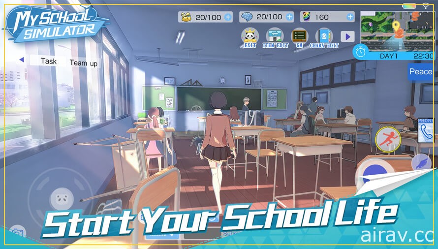 校園生活模擬遊戲《青春校園模擬器》於東南亞開放預先註冊 與好友一同體驗校園生活