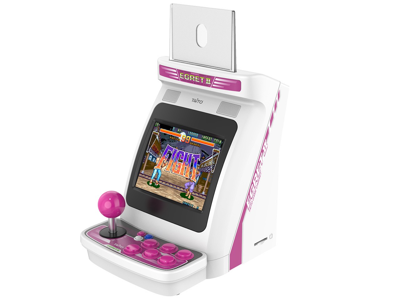 TAITO 發表迷你大型電玩機台「EGRET II mini」 採用獨特可轉向螢幕設計