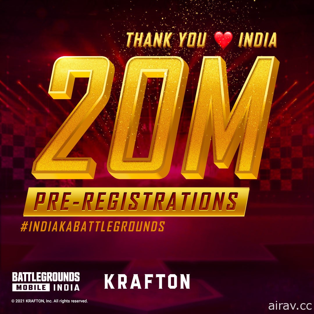 《BATTLEGROUNDS MOBILE INDIA》預先註冊突破 2,000 萬 重新打入印度市場