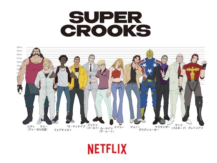 馬克米勒× BONES × Netflix《Super Crooks》將推出動畫