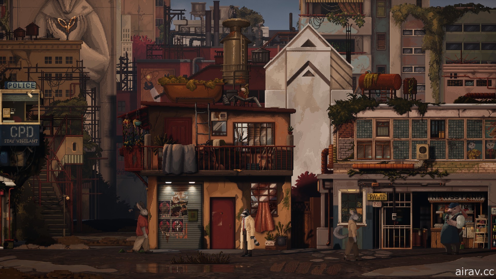 偵探冒險新作《浣熊硬探》PC 版已上市 探索動物城市收集證據