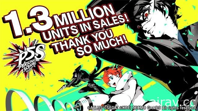 Atlus 于财报中公布《女神异闻录》系列总销量累积达 1500 万套