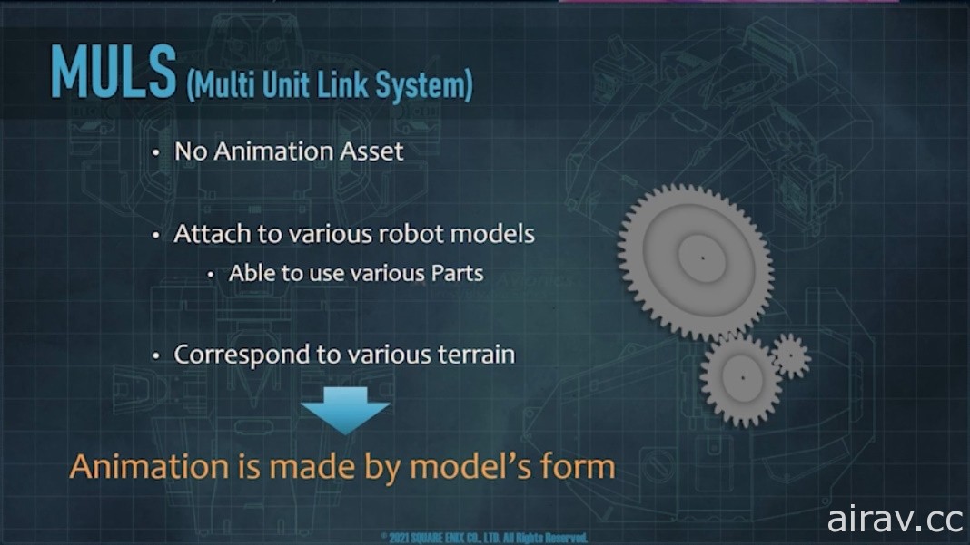 【GDC 21】SQUARE ENIX 公開與機器人動作相關的全新系統「MULS」