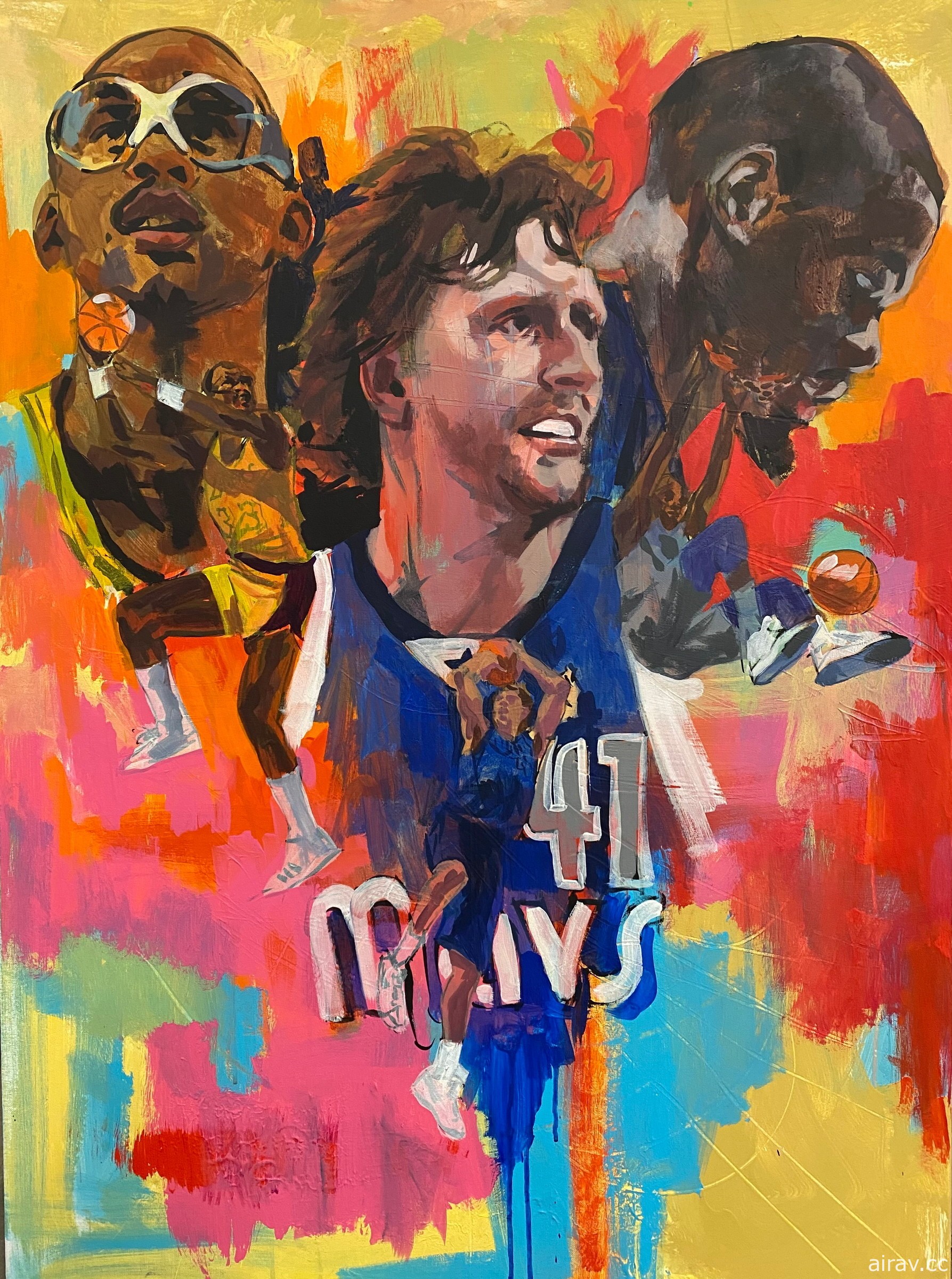 《NBA 2K22》公布 75 周年紀念版封面插畫 邀請杜蘭特、諾威斯基與賈霸擔任封面球星