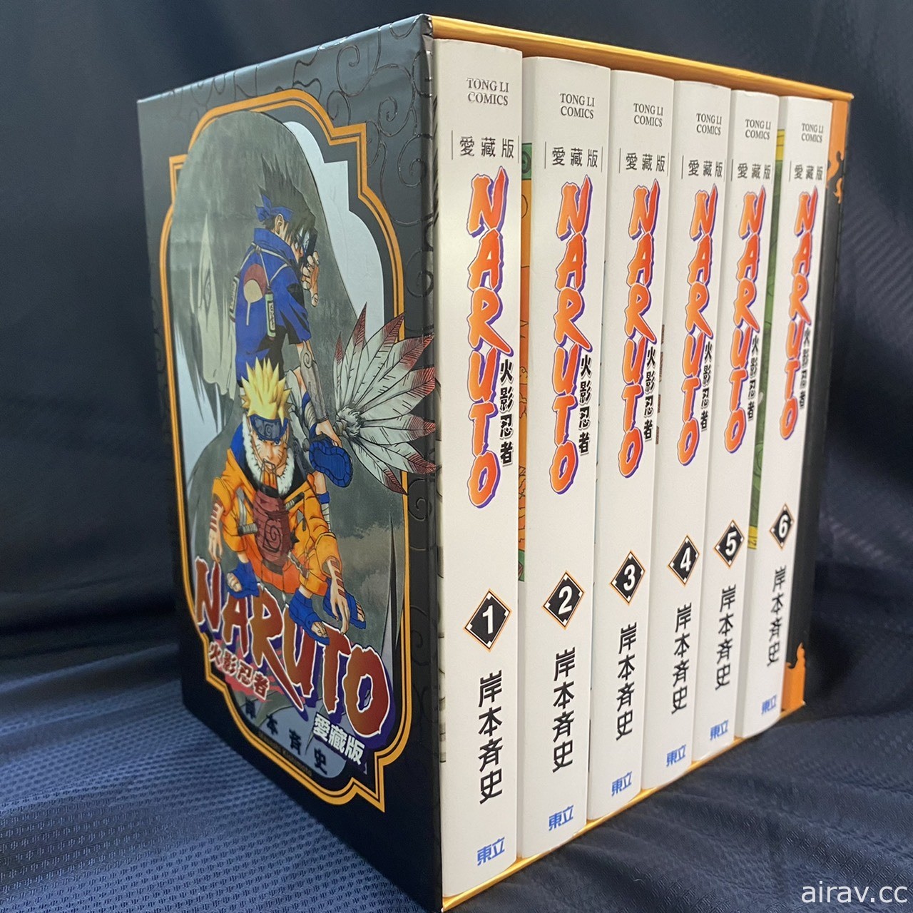 《火影忍者》台灣獨家愛藏版漫畫1-6 集盒裝版在台上市