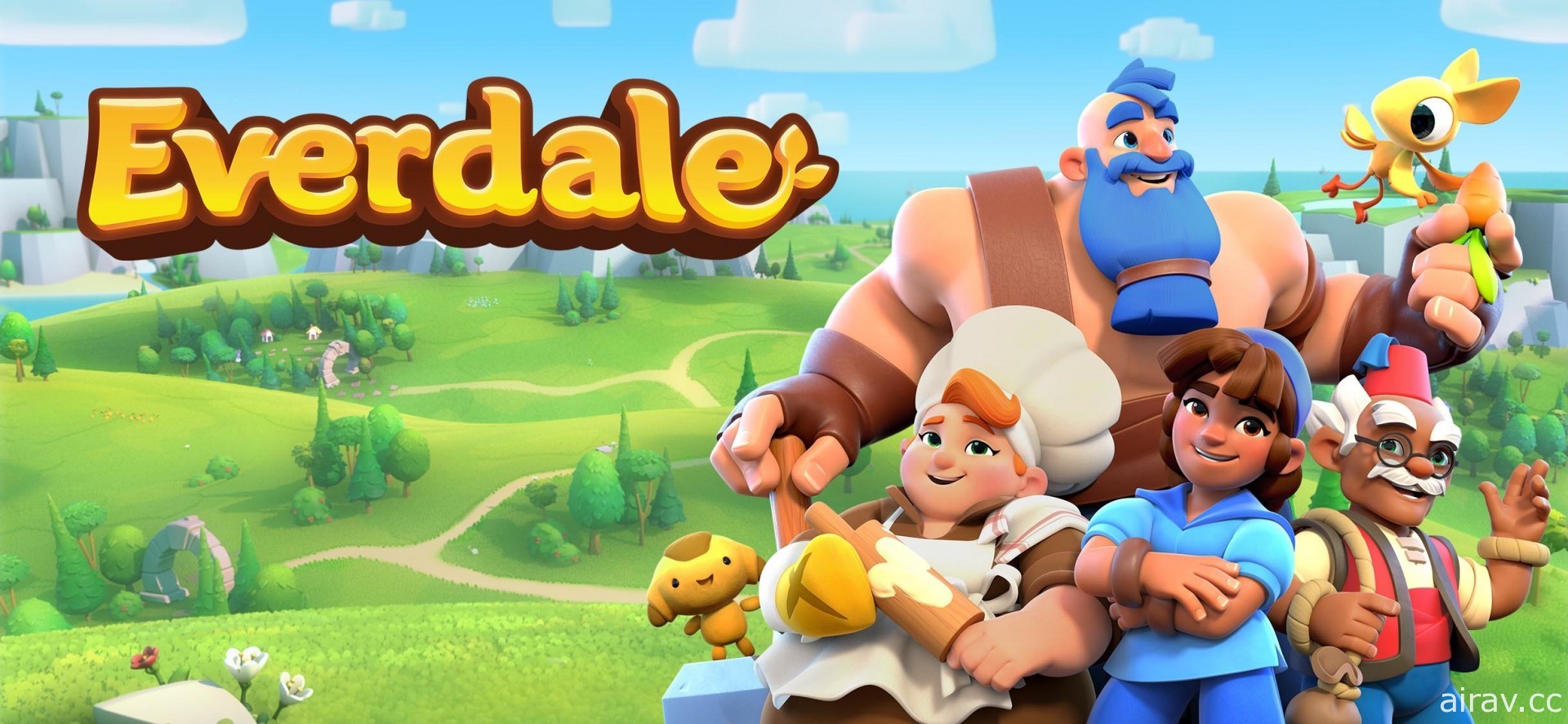 《部落衝突》開發商新作《Everdale》推出 強調合作與友誼的和平建築遊戲