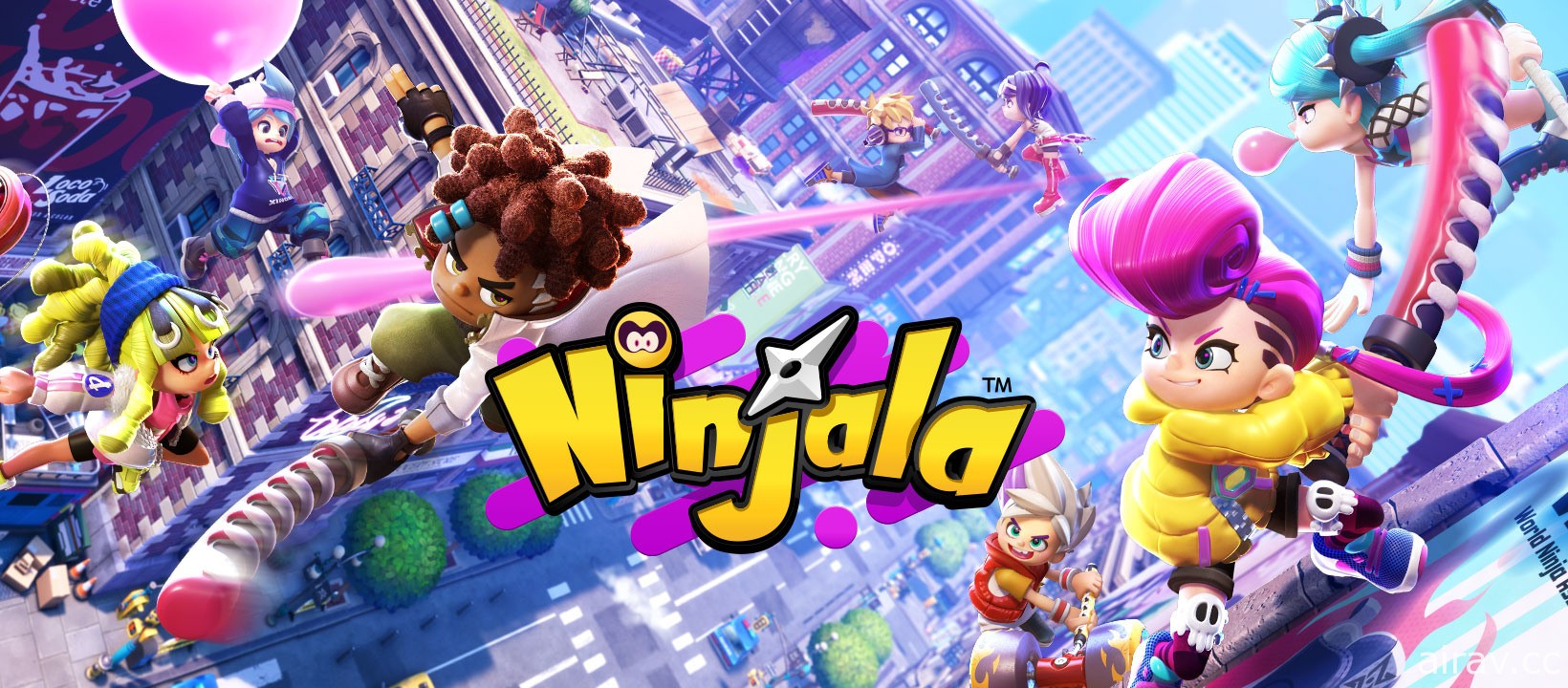 《Ninjala 泡泡糖忍戰》第 7 賽季將與虛擬歌手「初音未來」等人展開聯名活動