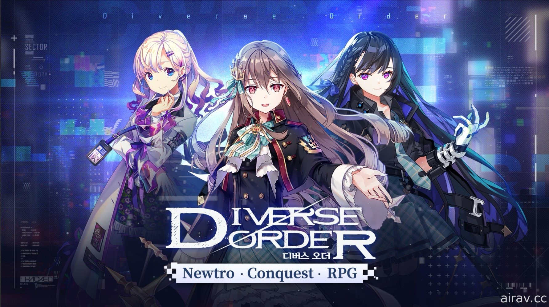 Newtro · Conquest · RPG 概念新作《緋紅戰線 Diverse Order》於韓國開放測試