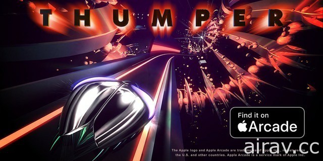 太空甲蟲節奏遊戲《Thumper》於 Apple Arcade 推出