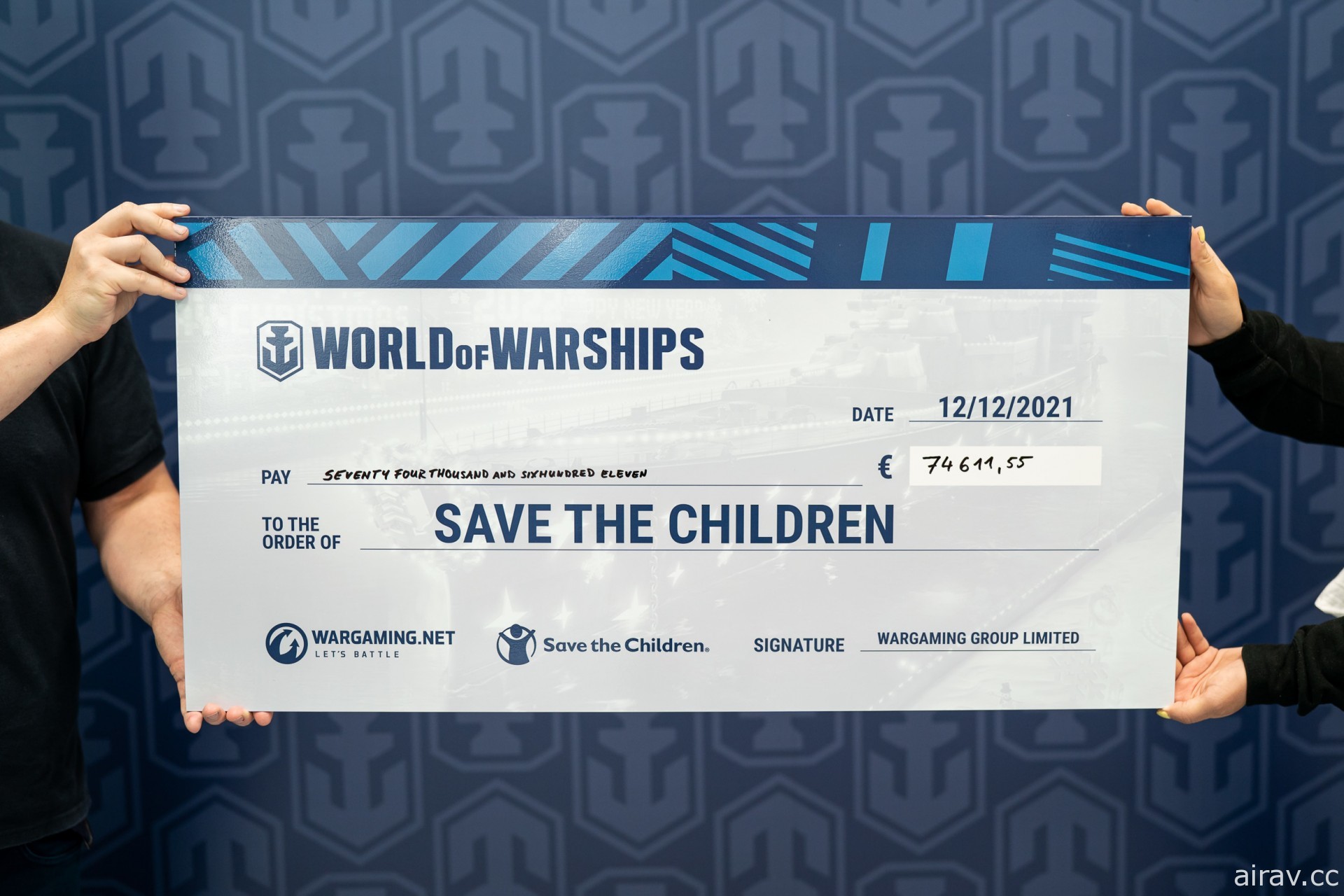 《战舰世界》慈善直播募资新台币 360 万元 将全数捐赠给“救助儿童会”