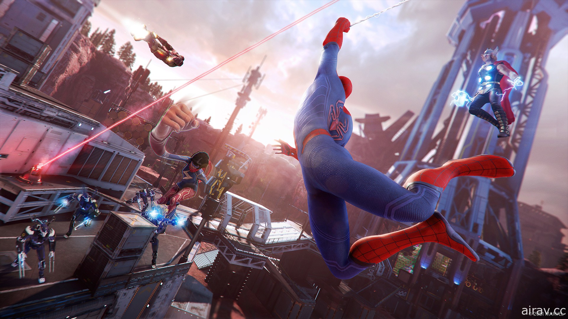 《漫威復仇者聯盟》釋出 PlayStation 獨家超級英雄「蜘蛛人」戰鬥展示宣傳影片