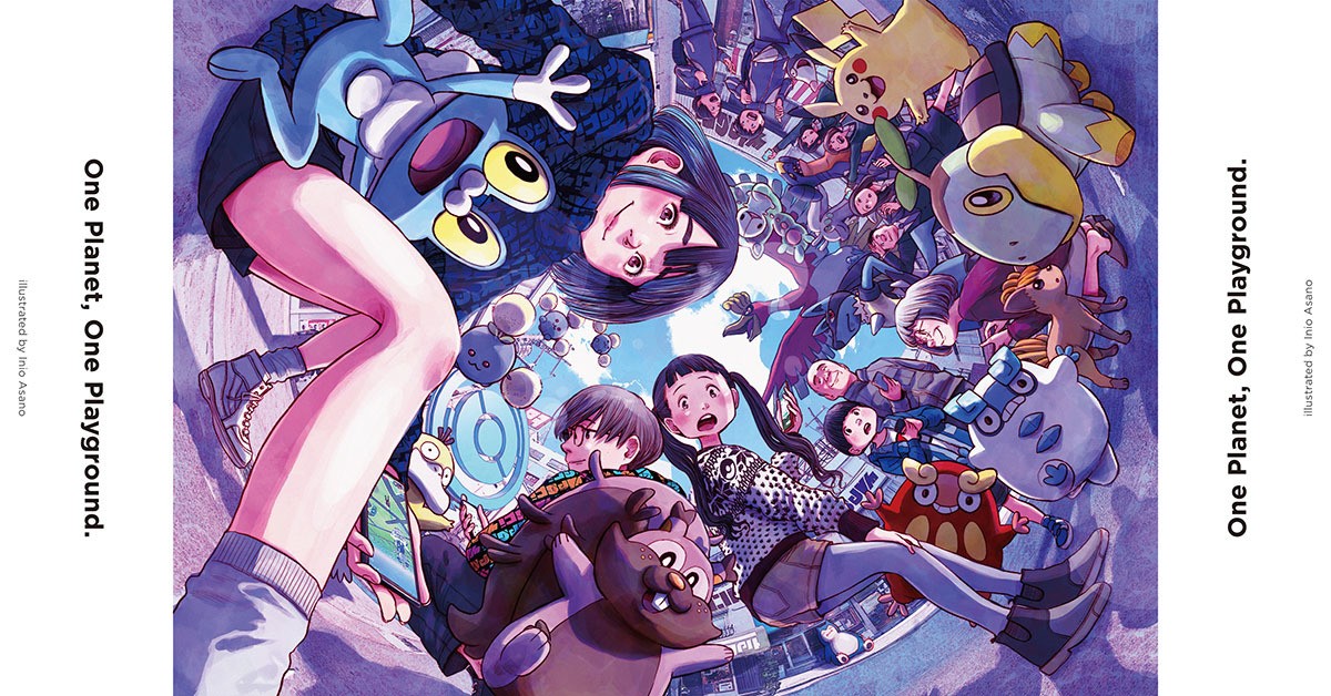 《Pokemon GO》紀念 5 周年於日本各車站展示全景透視插畫廣告