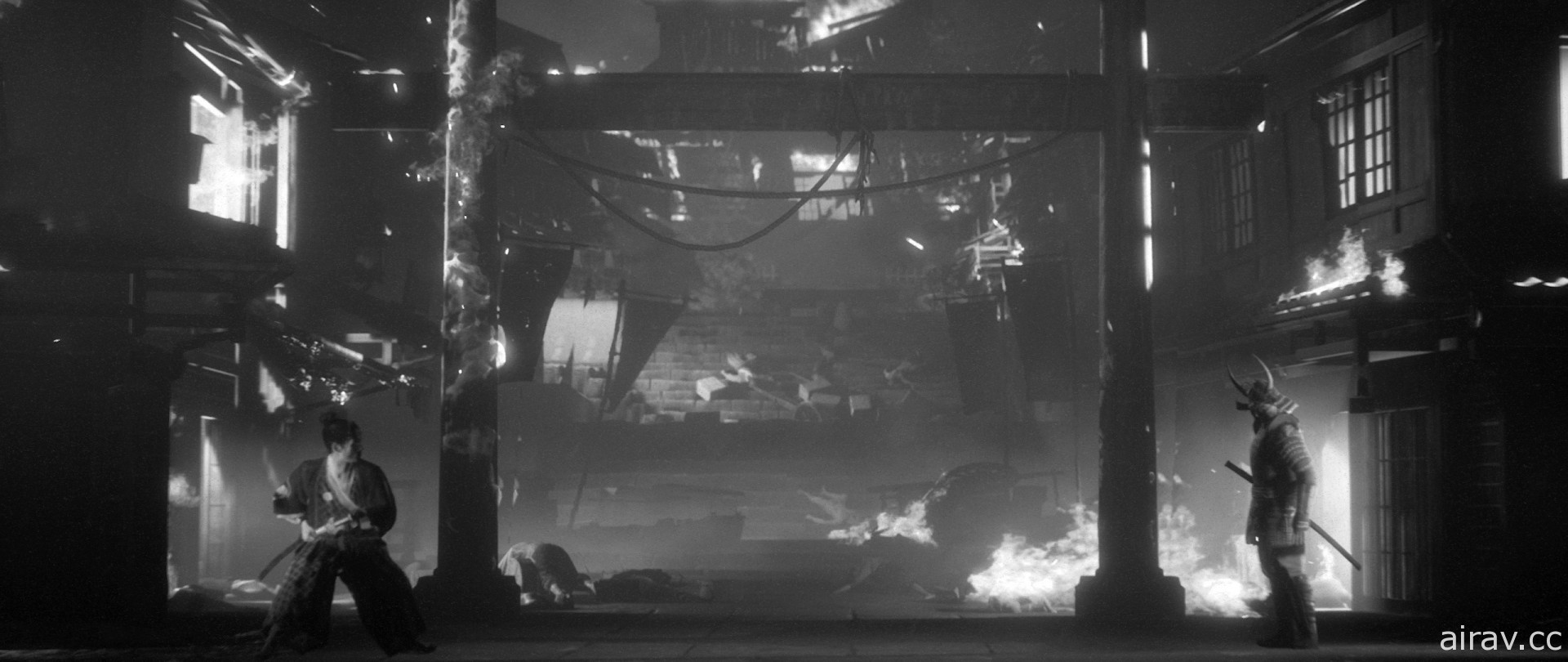 黑白武士電影動作遊戲《幽冥旅程》釋出實機預告片 展現封建時期的日本風情