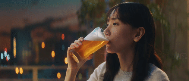 新垣结衣代言《Asahi生啤》首次接拍酒类广告结果太有效果缺货啦