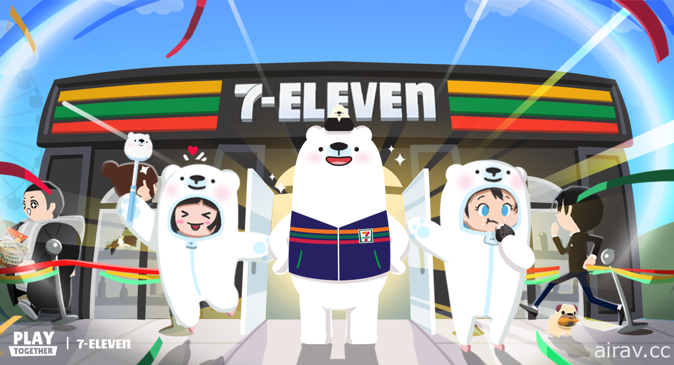 《天天玩樂園》和 7-ELEVEN KOREA 一起開啟虛擬世界便利商店