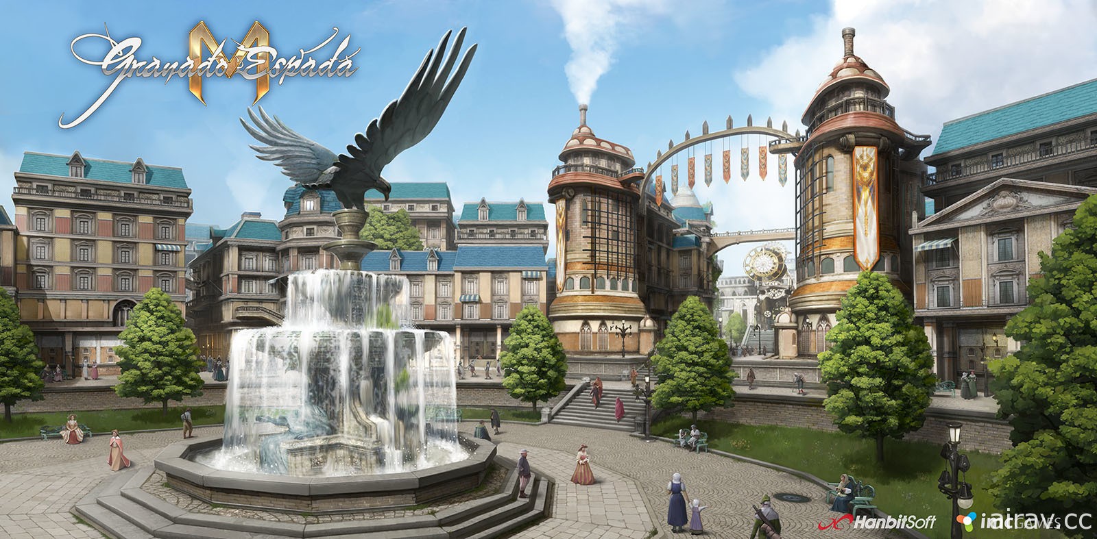 同名 MMORPG 改編《GE 王者之劍 M》釋出遊戲內地圖「立普圖衛」美術圖