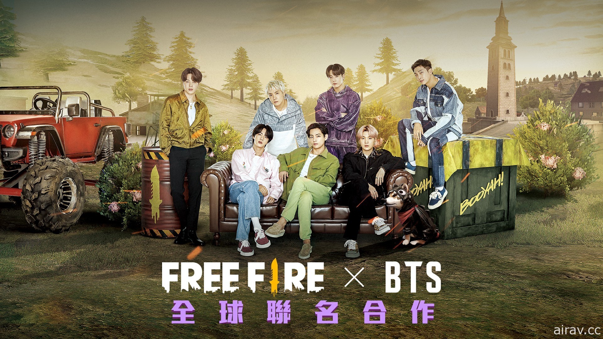 BTS 防彈少年團宣布出任《Free Fire – 我要活下去》全球品牌大使