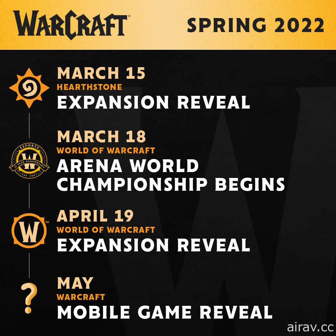 暴雪預告 5 月公布首款魔獸系列手機遊戲相關資訊 釋出《爐石戰記》《魔獸世界》新情報