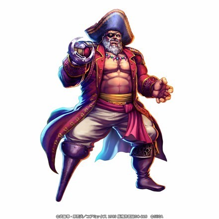 《北斗之拳 傳承者再臨》引導拳四郎到修羅之國的海賊「赤鯱」登場