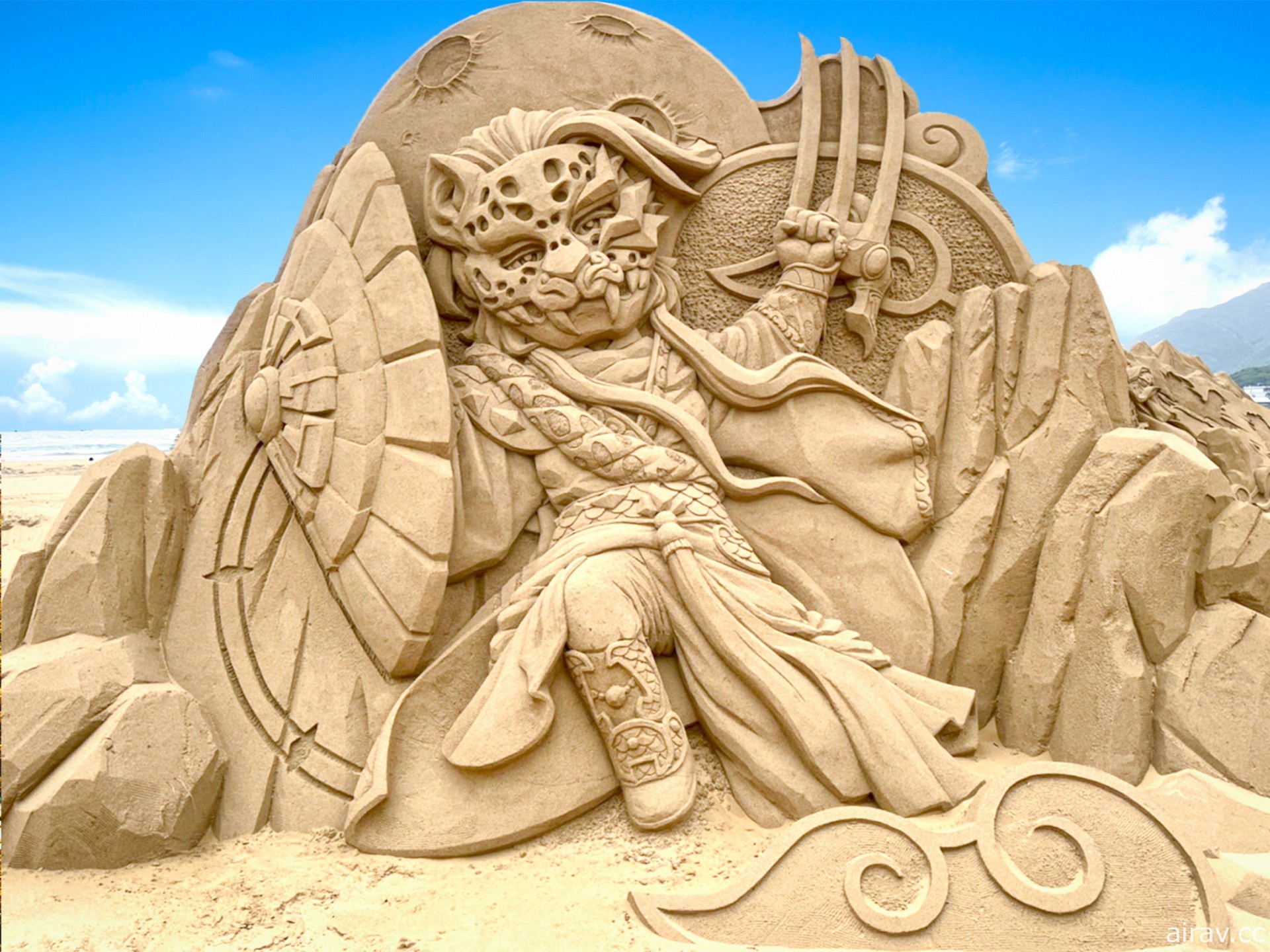 福隆國際沙雕藝術季「霹靂傳奇‧掌中天下」5/26 起正式開幕