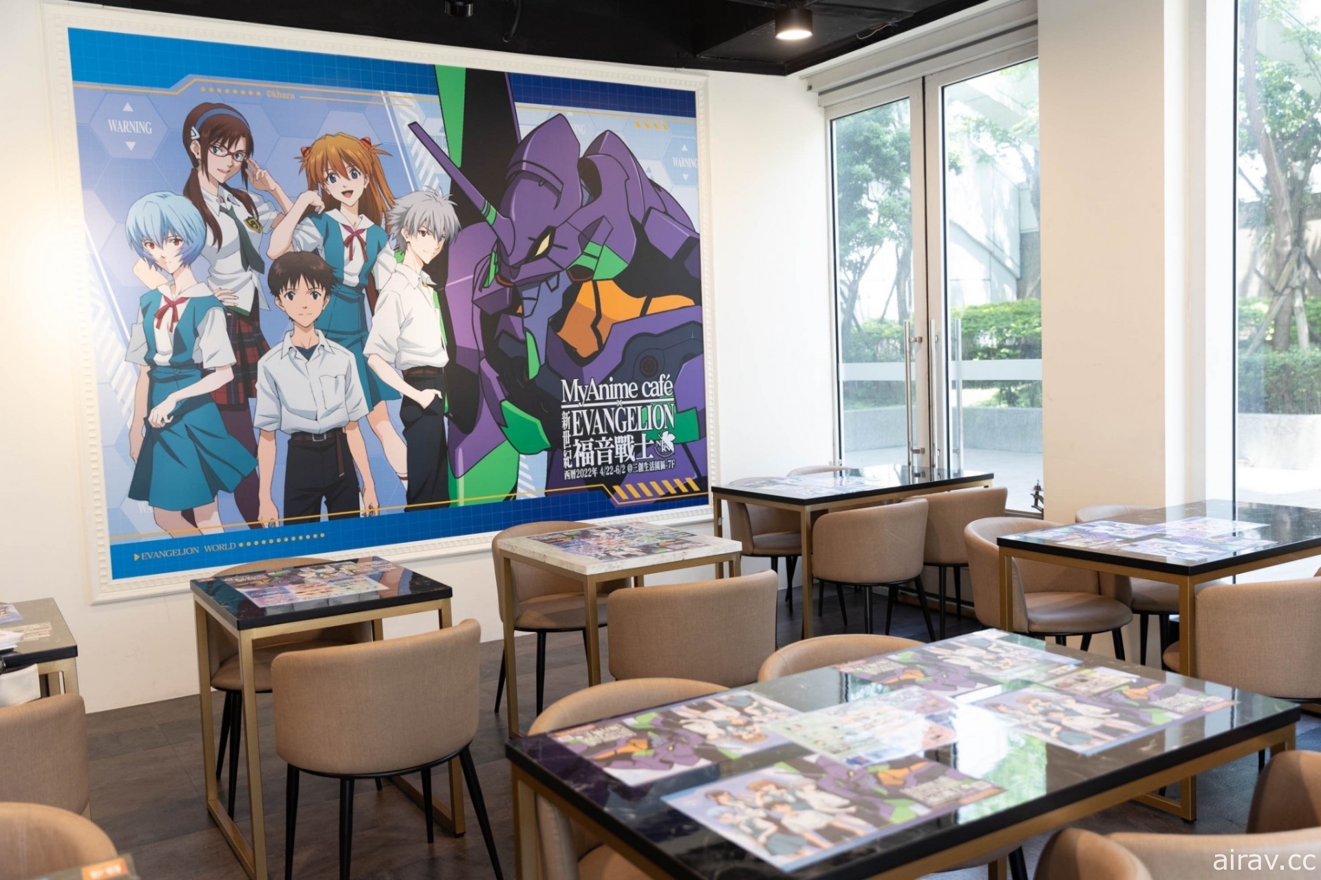 「MyAnime Café x 新世紀福音戰士」主題咖啡廳開幕 現場布置及餐點亮相