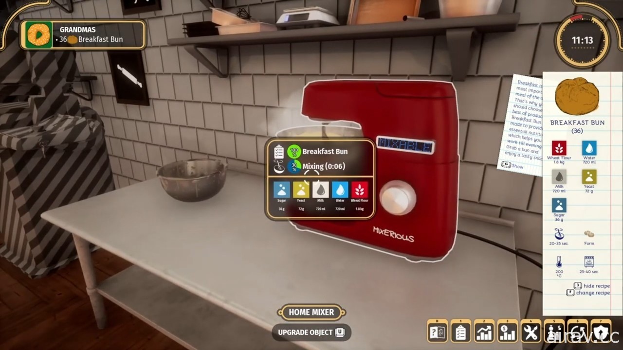 《模擬麵包店 Bakery Simulator》上市 生產各式各樣美味麵包