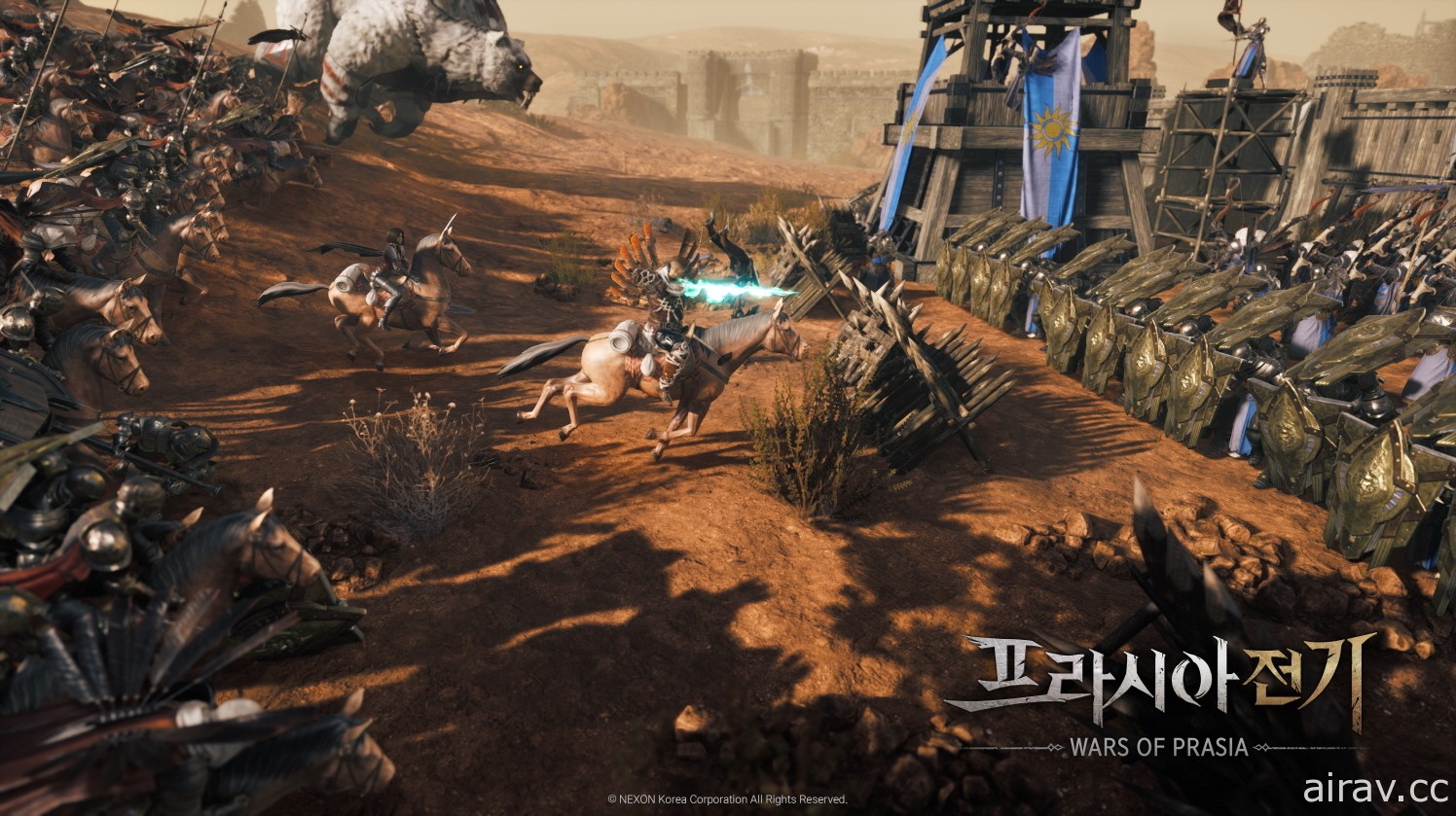 NEXON 公開以攻城戰大眾化為訴求 MMORPG 新作《波拉西亞戰記》前導預告影片