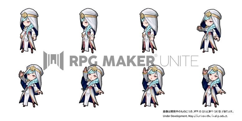 《RPG 製作大師》系列新作《RPG Maker Unite》公開強化過的角色動畫與素材規格