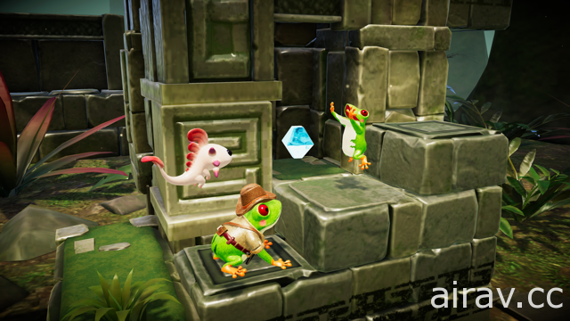 全新冒險遊戲《Frogger and the Rumbling Ruins》將於 Apple Arcade 獨家登場