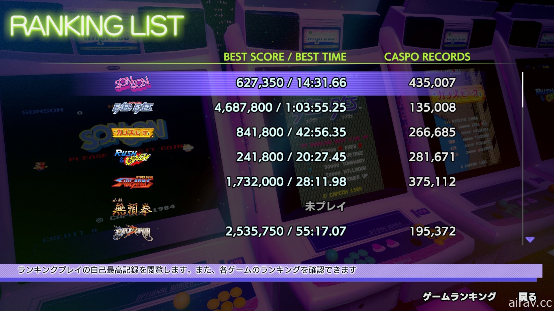 CAPCOM 经典大型电玩合辑第二弹《Capcom Arcade 2nd Stadium》7/22 登场