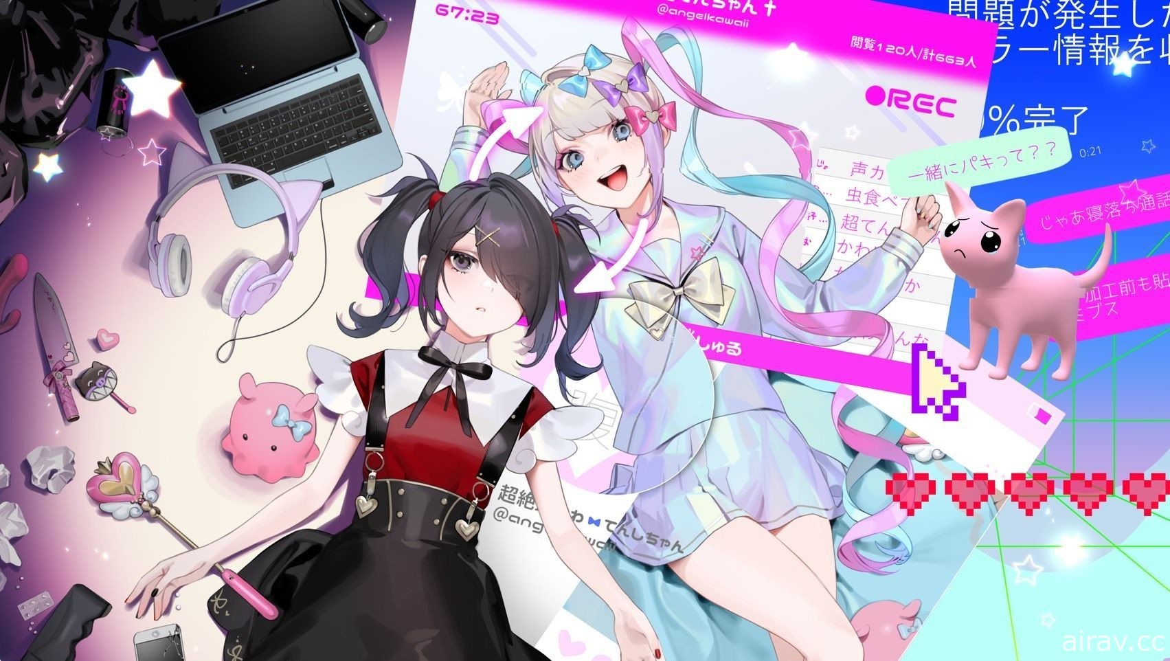 《主播女孩重度依赖》参加 Steam 夏季特卖 新增繁中接口并首次发售官方周边